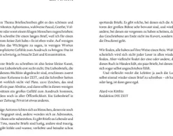 DIE ZEIT Seither denk ich dauernd an Dich - Besondere Liebesbriefe