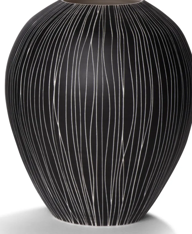 Anna Sykora Pozellan »Sgraffito« Vase groß