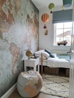 Kinder LORENA CANALS S.L. Sitzkissen »Pouf World Map«