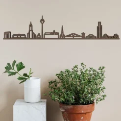 City Shapes Skyline »Düsseldorf« aus Holz