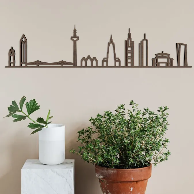 City Shapes Skyline »Frankfurt a.M.« aus Holz