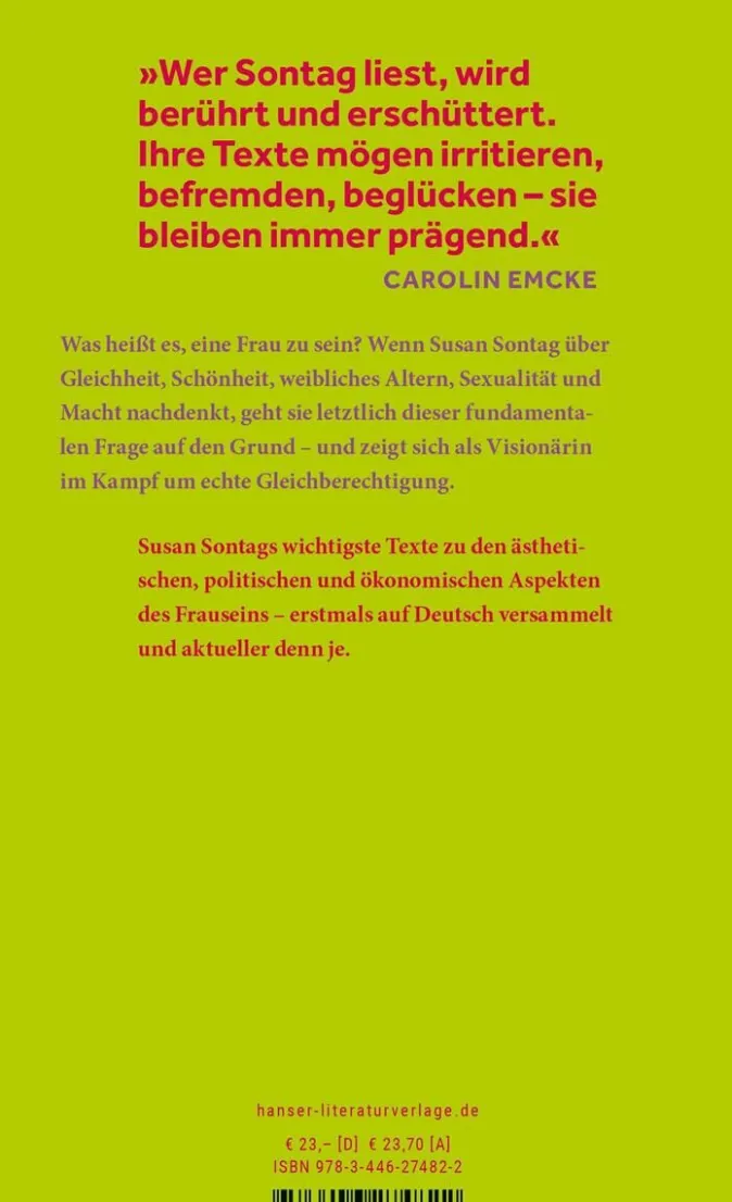 ZEIT Buchhandlung Sontag, S: Über Frauen