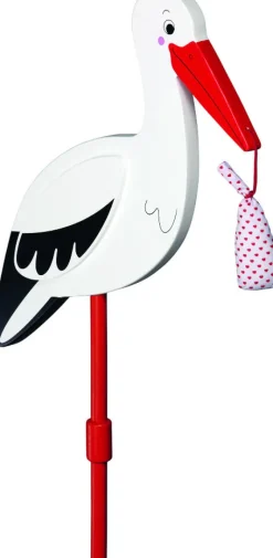 Kinder GOKI Stecker Storch mit Babytuch