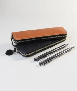 F. Hammann Stiftmäppchen aus Leder