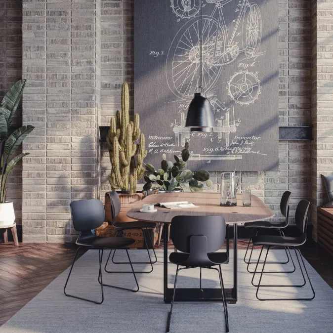 Klöber Stuhl »com 55«, Schwarz