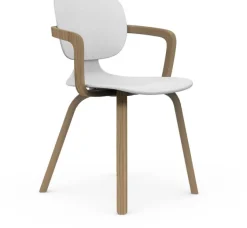 Klöber Stuhl »com 66« Weiß, aus Eiche