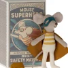 Kinder Maileg »Superheldmaus« in Streichholzschachtel