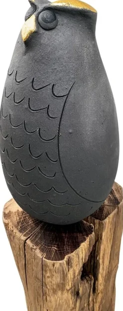 Ars mundi Susanne Boerner: Gartenstele »Hauswächter Eule«