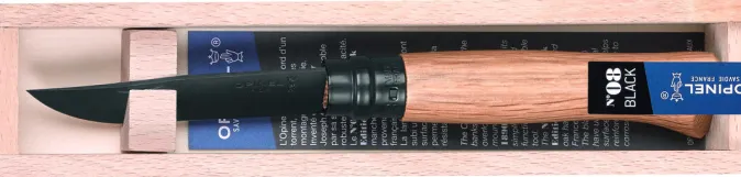 Opinel Taschenmesser »No 08 BLACK OAK«
