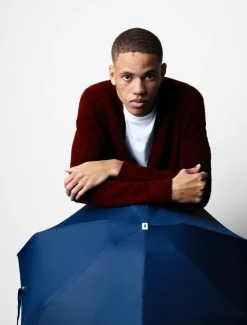 ANATOLE Taschenschirm »Colette«, navy