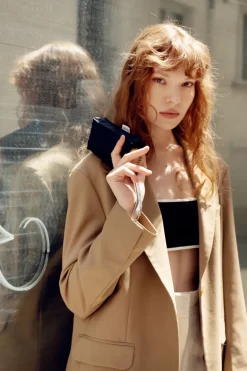 ANATOLE Taschenschirm »Colette«, navy