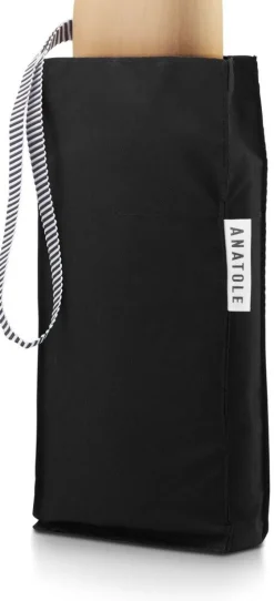 ANATOLE Taschenschirm »Jane«, Schwarz