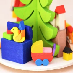 Graupner Holzminiaturen Teelichtpyramide »Weihnachtsmann«