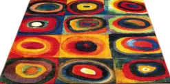 Ars mundi Teppich »Farbstudie Quadrate« nach Kandinsky