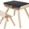 Kinder Plan Toys Tisch mit Stuhl schwarz