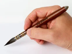 da Vinci MADE IN GERMANY Traditioneller Aquarellpinsel mit Ethergraf®-Metallspitze