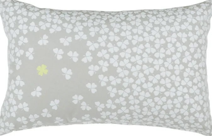Fermob Treflé Outdoorkissen 68x44cm, Lehmgrau
