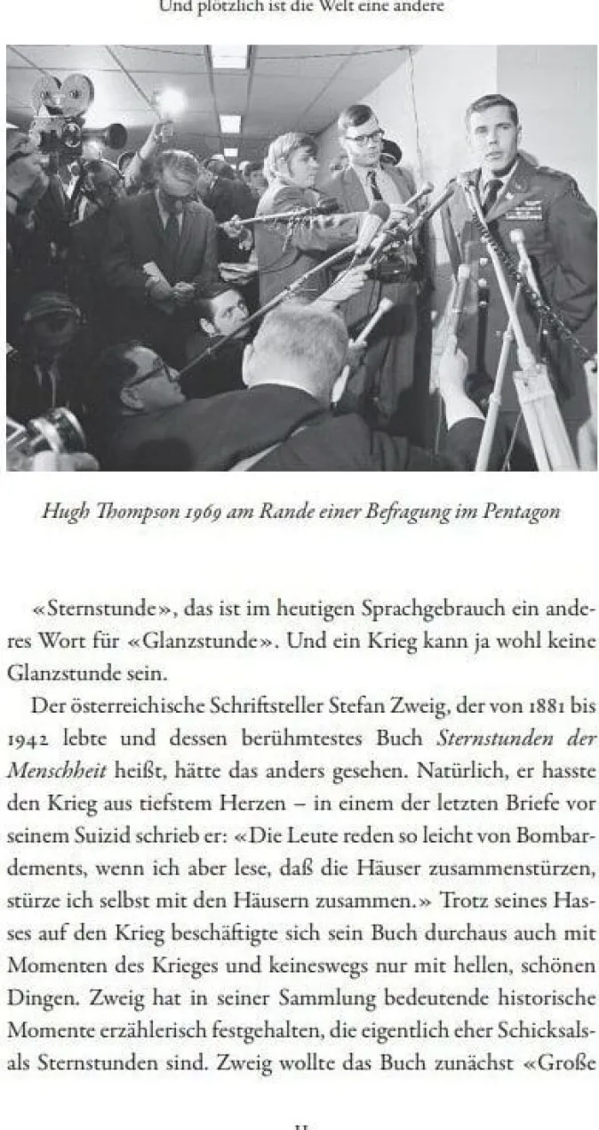 DIE ZEIT »Und plötzlich ist die Welt eine andere«: Sternstunden der Menschheit