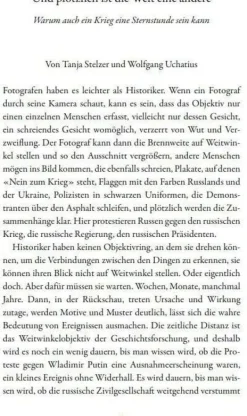 DIE ZEIT »Und plötzlich ist die Welt eine andere«: Sternstunden der Menschheit