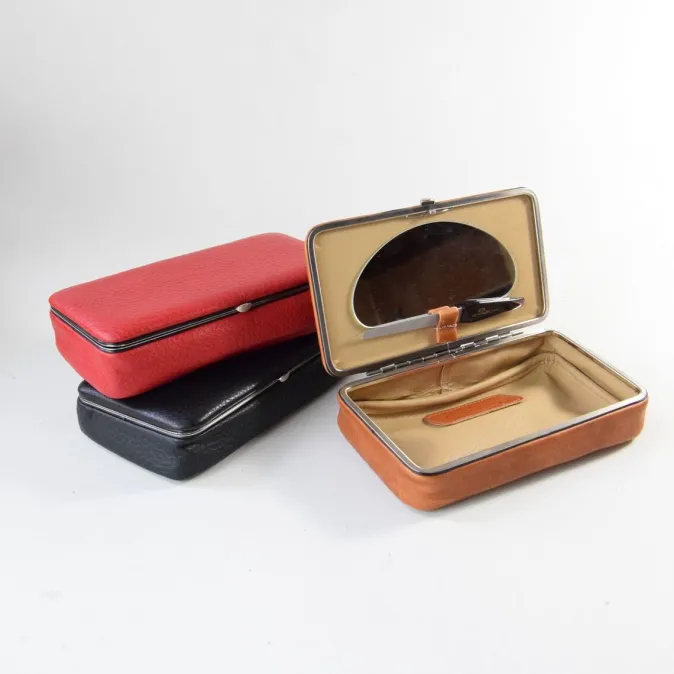 F. Hammann Utensilienbox aus Leder