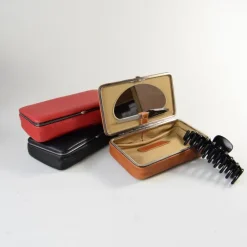 F. Hammann Utensilienbox aus Leder