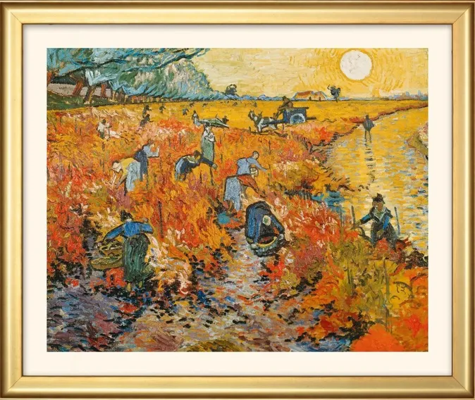 Ars mundi van Gogh, Vincent: 4 Landschaftsbilder im Set