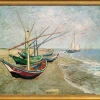 Ars mundi van Gogh, Vincent :»Fischerboote am Strand von Les Saintes-Marie-de-la-Mer«