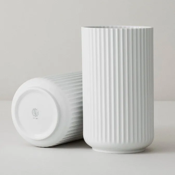 Lyngby Vase »«, weiß