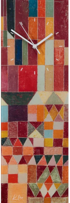 Ars mundi Wanduhr »Burg und Sonne« nach Klee