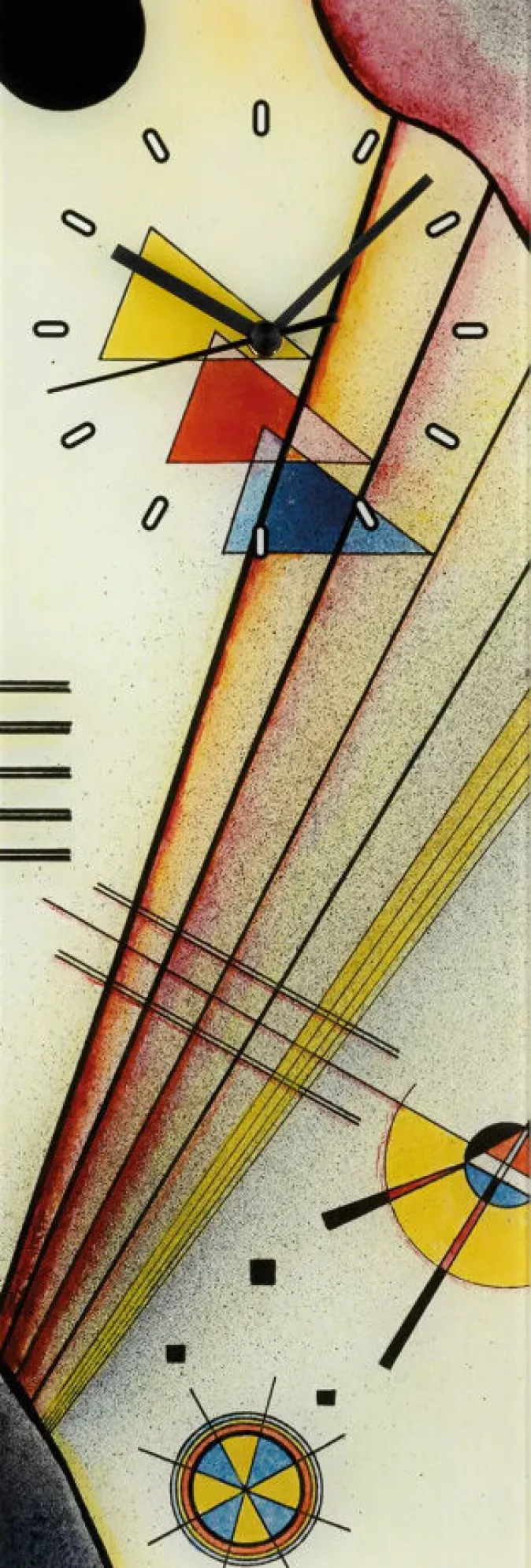 WELTKUNST Wanduhr »Deutliche Verbindung« nach Wassily Kandinsky