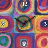 Wassily Kandinsky Wanduhr »Farbstudie Quadrate« nach Kandinsky