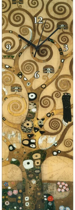 Gustav Klimt Wanduhr »Lebensbaum« nach