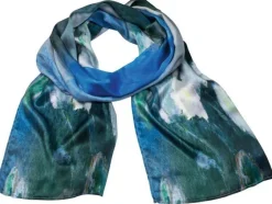 Ars mundi Waszak, Petra: Seidenschal »Fleur blanche«