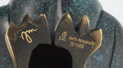 Ars mundi Weber, Jagna: Skulptur »Kleiner Kauz«, Bronze