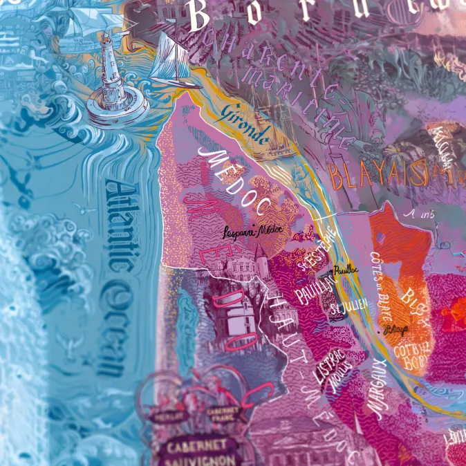 Kinder Water & Wines Wein Puzzle »Bordeaux«