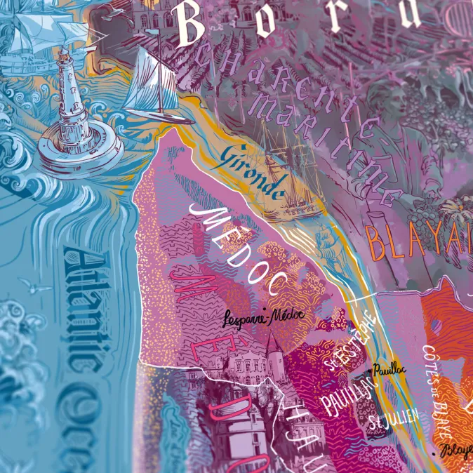 Kinder Water & Wines Wein Puzzle »Bordeaux«