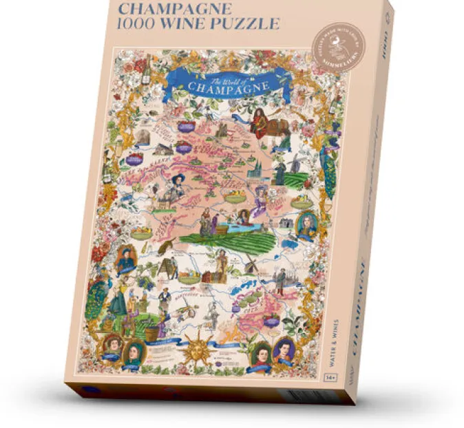 Kinder Water & Wines Wein Puzzle »Champagne«