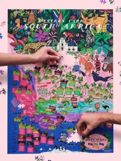 Kinder Water & Wines Wein Puzzle »Südafrika«
