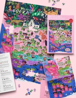 Kinder Water & Wines Wein Puzzle »Südafrika«