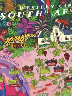 Kinder Water & Wines Wein Puzzle »Südafrika«