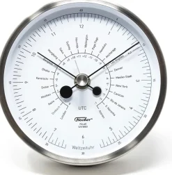 Fischer Manufaktur Weltzeituhr »POLAR« von