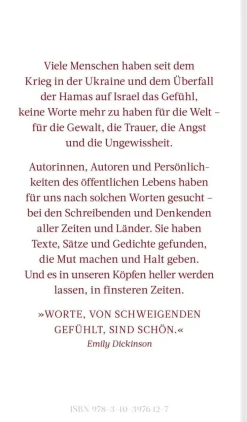 ZEIT Buchhandlung Worte in finsteren Zeiten