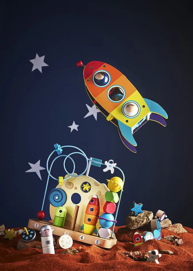 Kinder VILAC Zahlenlernspiel »In den Sternen«