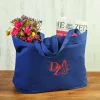 Embacollage ZEIT Canvas-Tasche »Blau Orange«