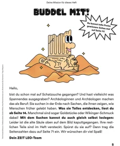 Kinder ZEIT LEO 2/25 Alte Schätze