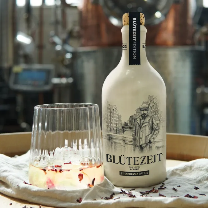 Knut Hansen Dry Gin ZEIT-Jubiläumsedition Gin »BLÜTEZEIT«