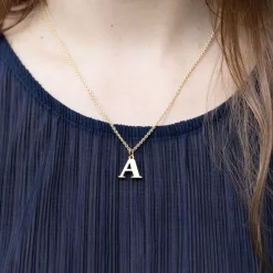 Anke Gralfs ZEIT-Sonderedition Buchstabenanhänger A-Z, vergoldet