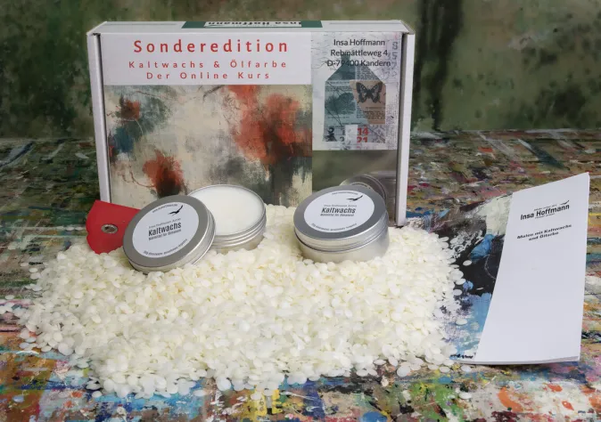 Insa Hoffmann ZEIT-Sonderedition Kunstkurs: - Kaltwachs und Ölfarbe