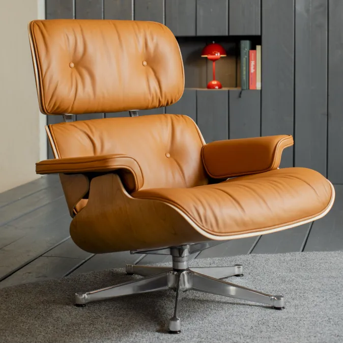 VITRA ZEIT-Sonderedition »Lounge Chair & Ottoman«