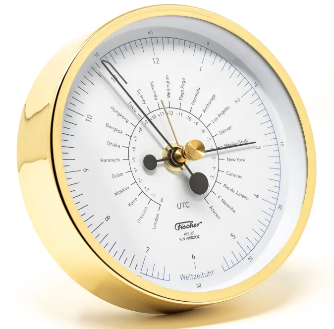 Fischer Manufaktur ZEIT-Sonderedition »POLAR Weltzeituhr« von